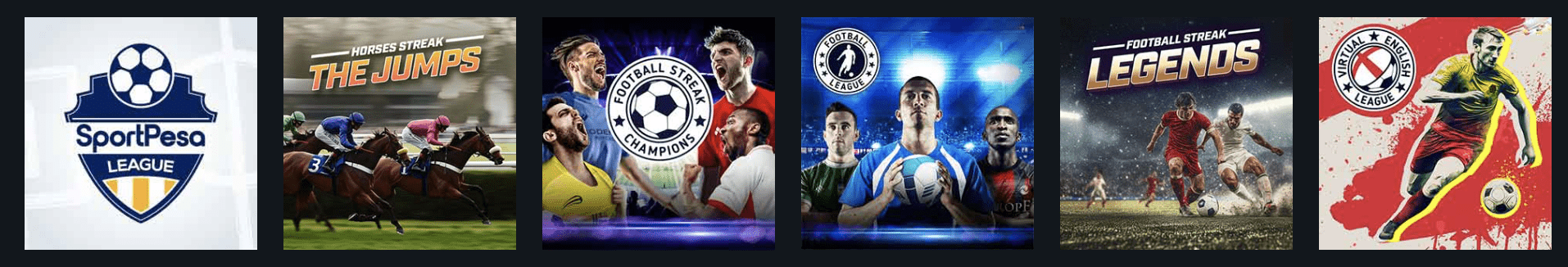 Preview of SportPesa casino virtual sports