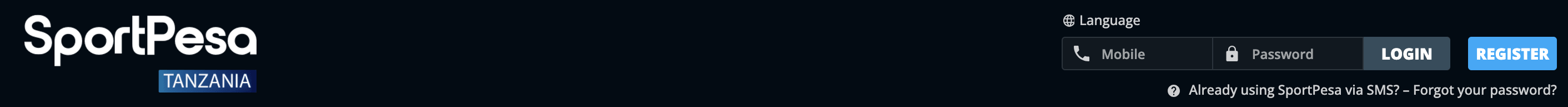 Preview of SportPesa casino login